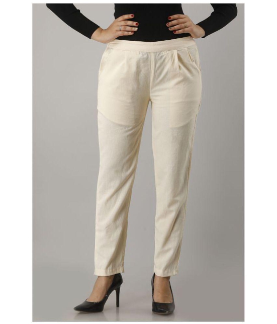 FabbibaPrints Cotton Cigarette Pants - Single - 32