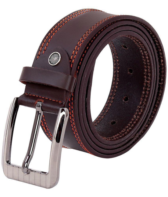 Leather World - Leather Men''s Casual Belt ( Pack of 1 ) - None