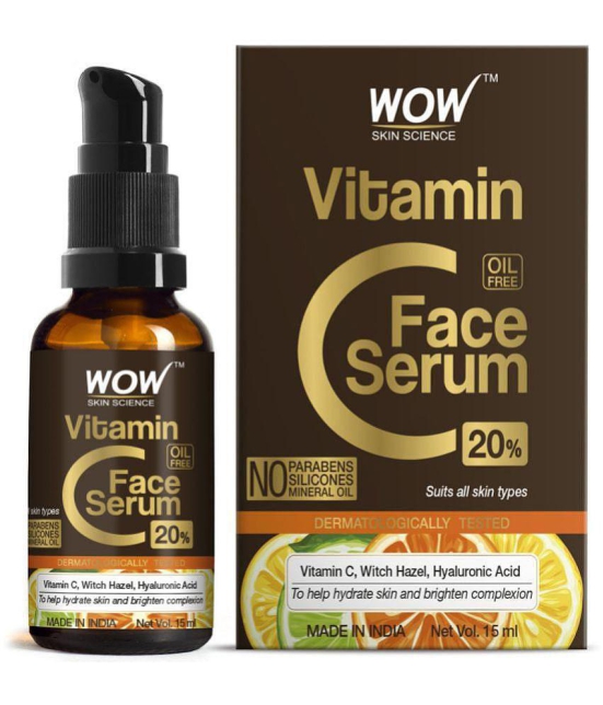 WOW Skin Science Vitamin C Serum - Brightening, Anti-Aging Skin Repair Genuine 20% - 15ml