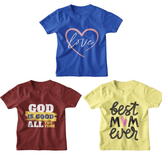 KID'S TRENDS® Kids Clothing Pack of 3: Stylish Ensembles for Boys, Girls, and Unisex Delight