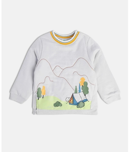 MINI KLUB Gray Cotton Boys Sweatshirt ( Pack of 1 ) - None