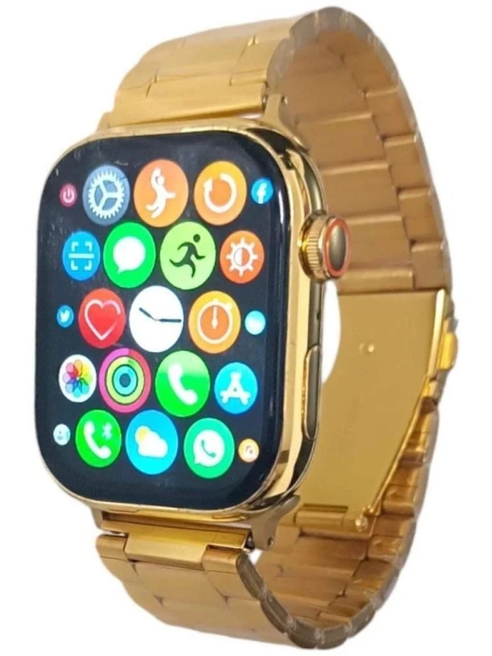 Samsurthi Electronics smart watch gold edition Black Smart Watch