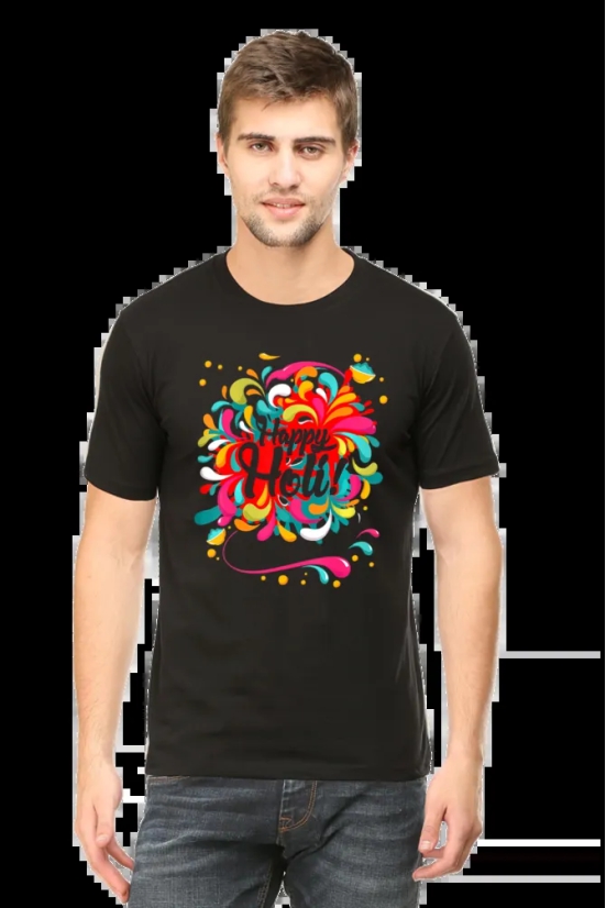 Holi Fiesta: Splashes of Joy-Black / L