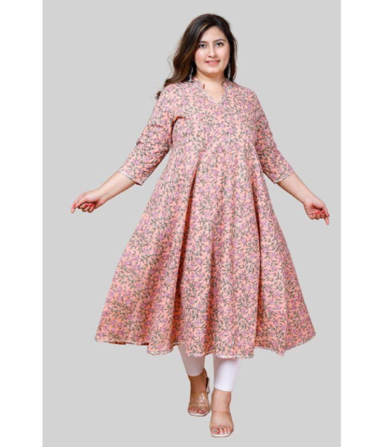 miravan - Multicoloured Cotton Women's Anarkali Kurti ( Pack of 1 ) - None