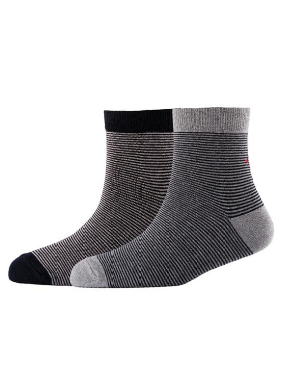 Pack Of 2 Patterned Cotton Ankle Length Socks