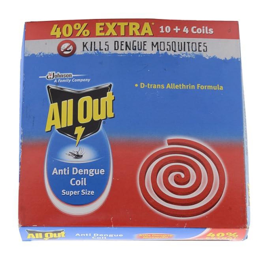 All Out Anti Dengue Coils (10 plus 4)