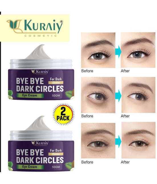 Kuraiy Real Under Eye Cream To Reduce Dark Circles, Puffiness And Fine Lines With Coffee Oil (50 G)