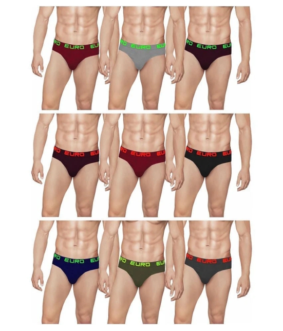 Euro Multi Brief Pack of 9 - 100