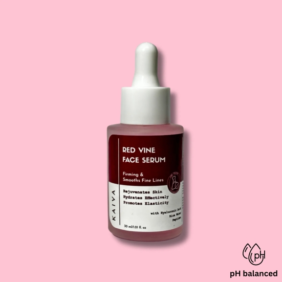 Red Vine Face Serum with Rice Water & Peptides-30 ml