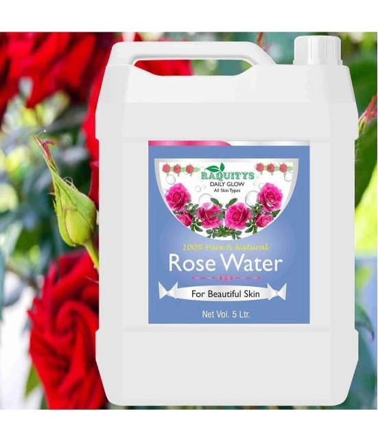 RAQUITYS Rose water face toner for glowing skin for all skin type 1 LITER