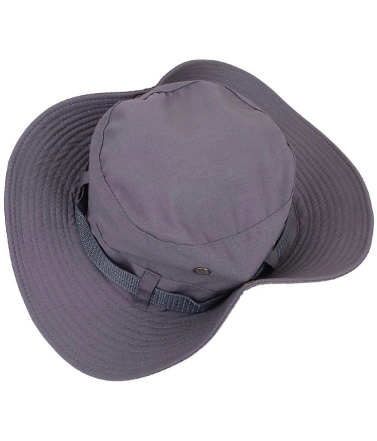 Zacharias Grey Cotton Mens Hat ( Pack of 1 ) - Grey