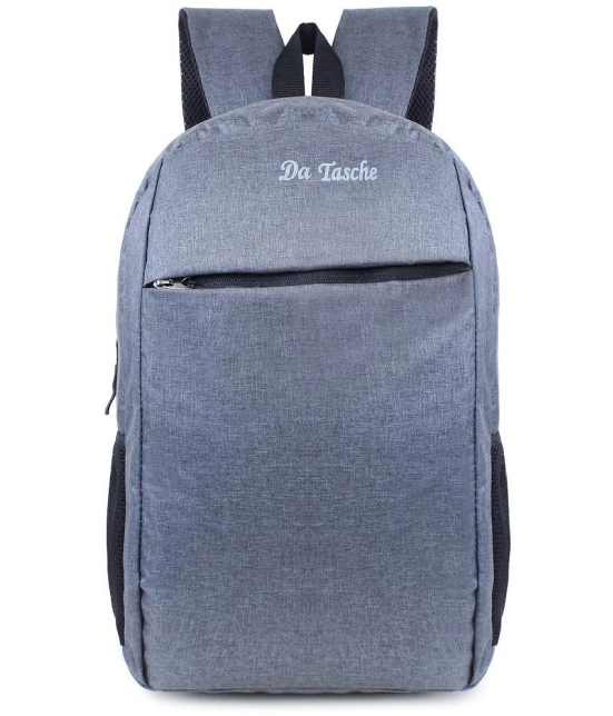 Da Tasche 20 Ltrs Grey Polyester College Bag - Grey