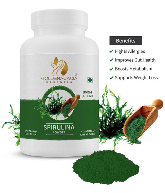 GOLDENACACIA HERRBALS Spirulina 50g Powder 1 no.s