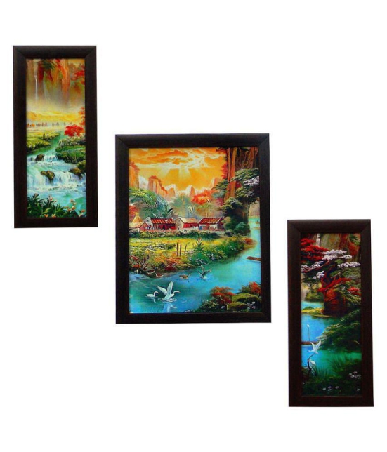 Indianara Synthetic Painting With Frame