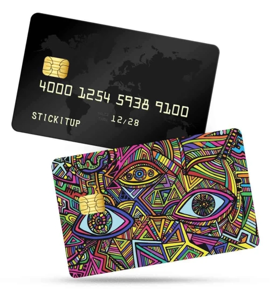 Trippy Graffiti Credit Card Skin