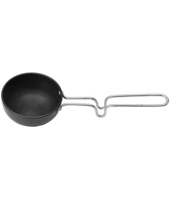 Milton Pro Cook Hard Anodized Tadka Pan, 12 cm, Dark Grey