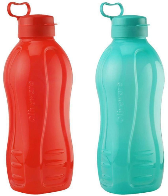 Oliveware - Multicolour Water Bottle 2000 mL ( Set of 2 ) - Multicolour