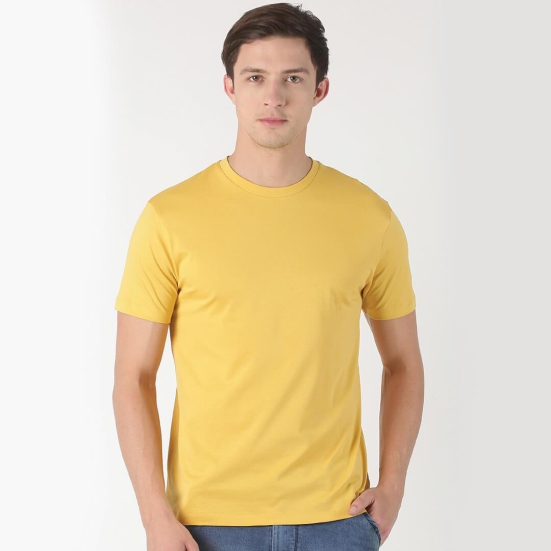 Supima T-shirt - Mimosa Yellow-M