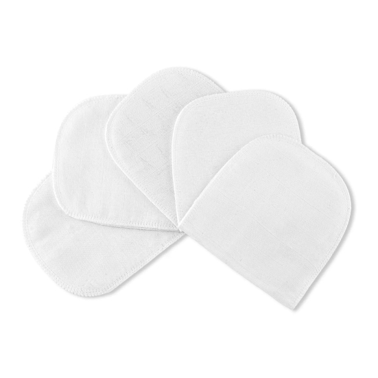 Cotton Nappy Inserts - White-Pack of 5