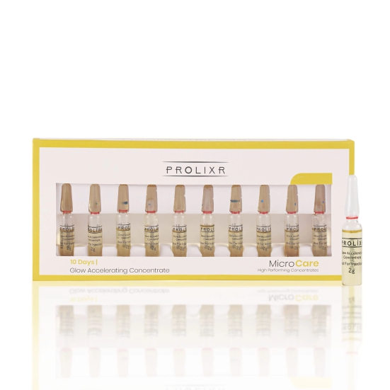 Prolixr 10 Day Serum Ampoule - Treats Skin Barrier, Firms, Smoothens Texture & Tone - For All Skin Types - 2ml X 10-Prolixr 10 Day Serum Ampoule: Treats skin barrier, firms, smoothens texture & t