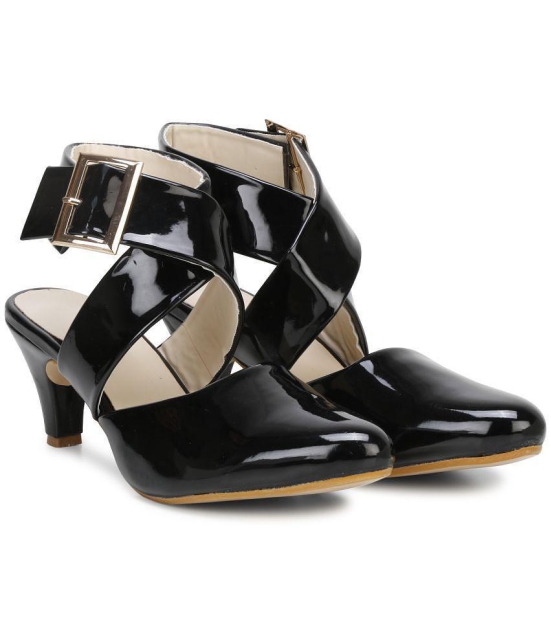 Saheb - Black Women's Sandal Heels - None