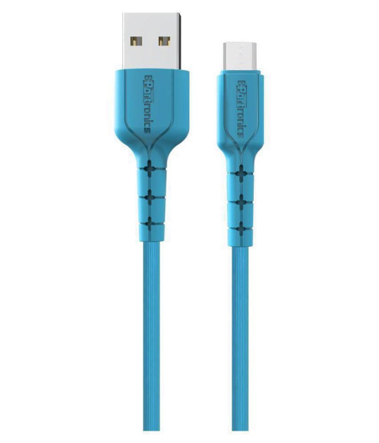 Portronics USB Data Cable Blue - 1.2 Meter - Blue