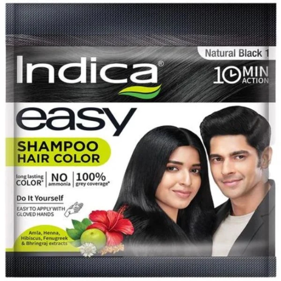 Indica Easy Natural Black Hair Color 25 Ml