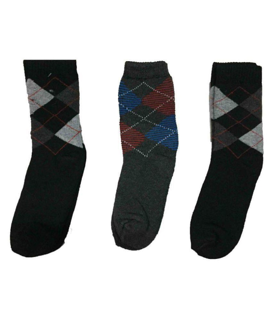 Womens Woollen Socks -Pack of 3 - None