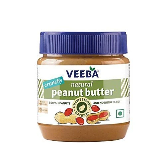 Veeba Natural Peanut Butter, 340g