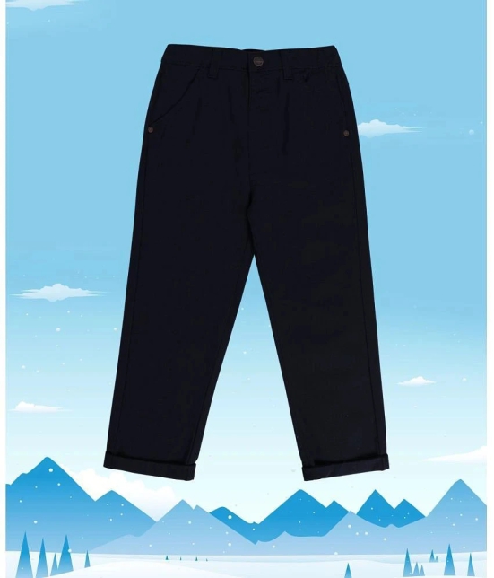 MINI KLUB - Navy Cotton Boys Trousers ( Pack of 1 ) - None