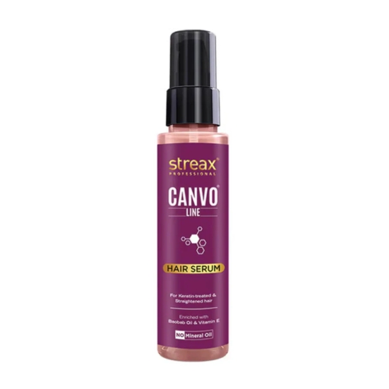 Streax Professional Canvo Line Hair Serum For Straightened Hair 100ml