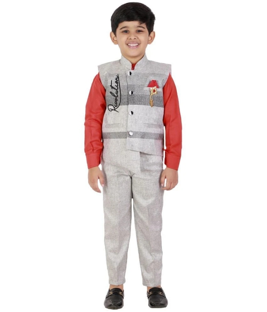 FOURFOLDS Boys 3-Piece Suit Set_FC082 - None