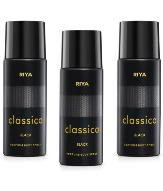 Riya Classico  Deodorant Spray & Perfume For Men 450 ( Pack of 3 )