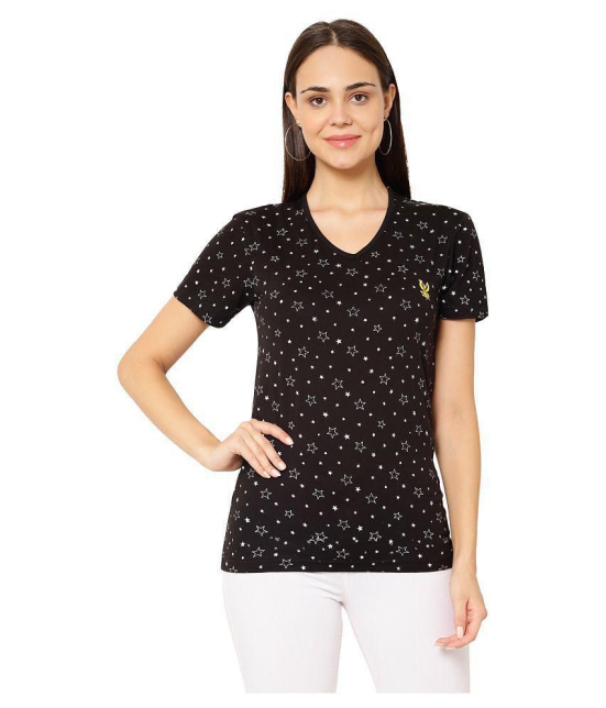 Vimal Jonney Cotton Black T-Shirts - S