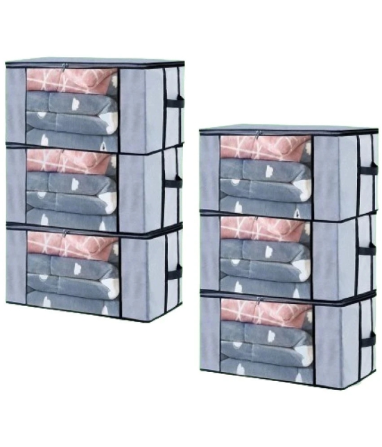 SH NASIMA Closet Organizers ( Pack of 6 )