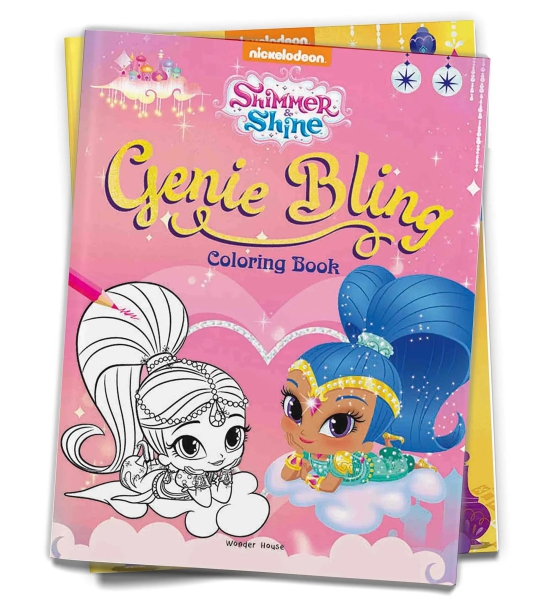 Genie Bling: Coloring Book for Kids (Shimmer & Shine)