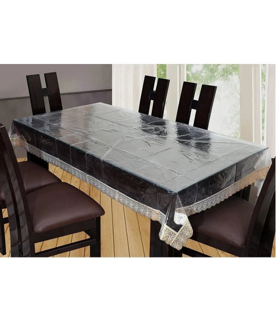 Casa Furnishing 6 Seater Transparent PVC Single Table Covers