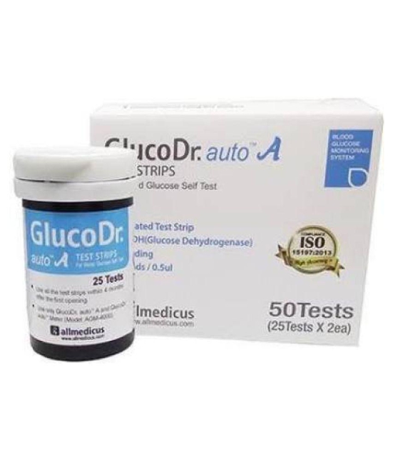 GLUCO DR. AUTO A GLUCO DR. AUTO A 50 STRIPS Expiry March 2024