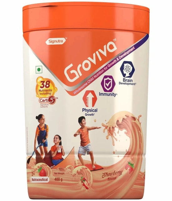 Groviva Child Nutrition Supplement Jar Nutrition Drink for Children 400 gm