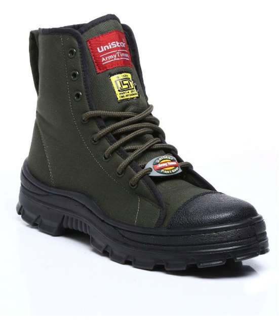 UniStar Olive Hiking & Trekking Boot - 10