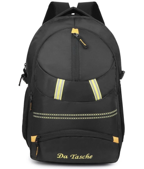 Da Tasche 35 Ltrs Black Polyester College Bag - Black