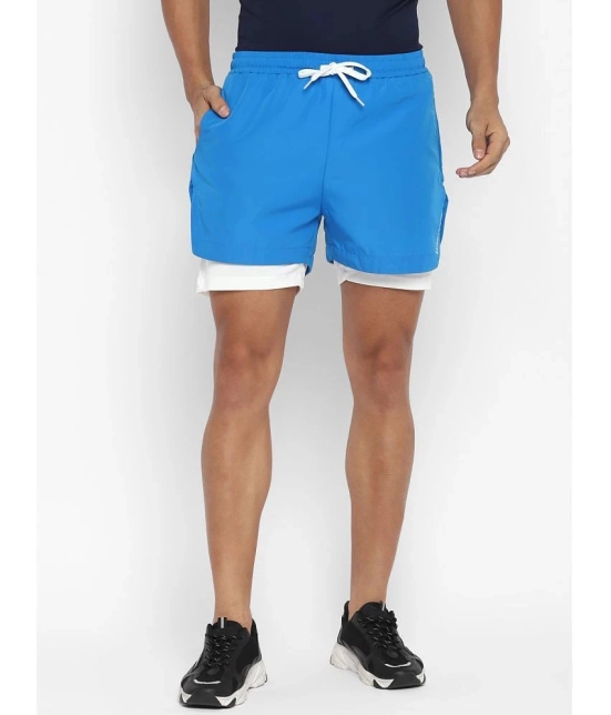 OFF LIMITS - Blue Polyester Mens Shorts ( Pack of 1 ) - None