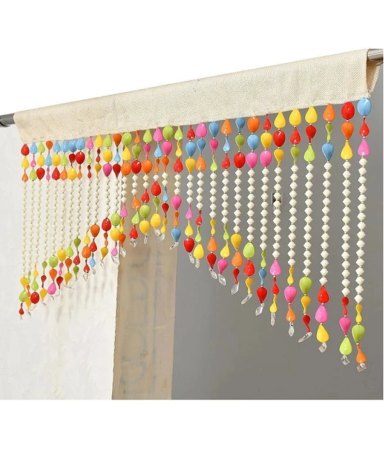 Smart Traders Single Plastic Single Curtain Rod - Multi Color