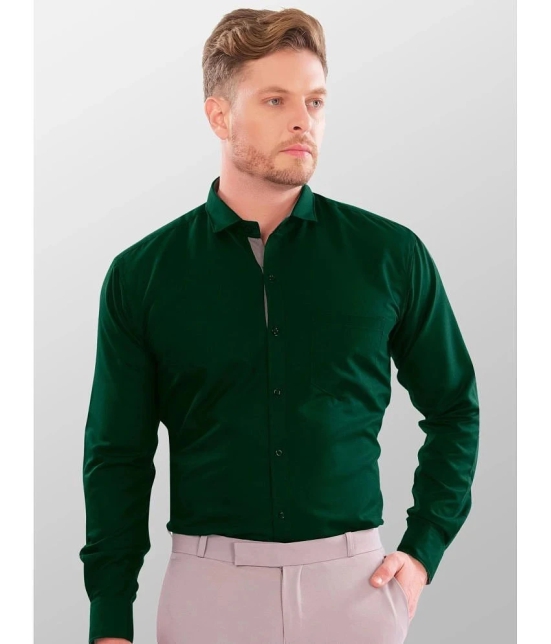 VERTUSY - Green 100% Cotton Regular Fit Mens Casual Shirt ( Pack of 1 ) - None