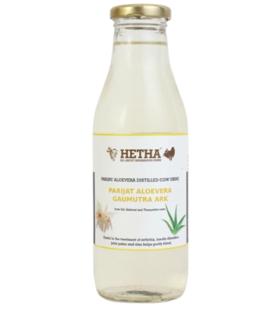 Parijat Aloevera Gaumutra Ark (Size - 1000 ml) by HETHA ORGANICS LLP