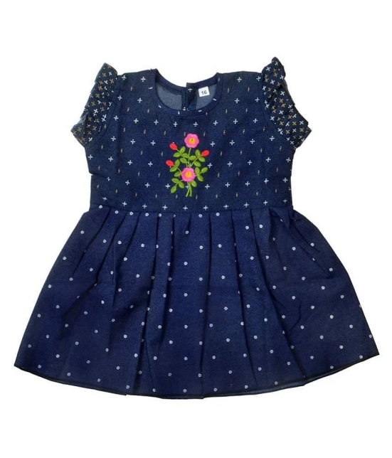 Sathiyas Girls Denim Frocks - None