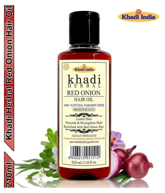 Khadi Herbal Red Onion Oil 200 mL