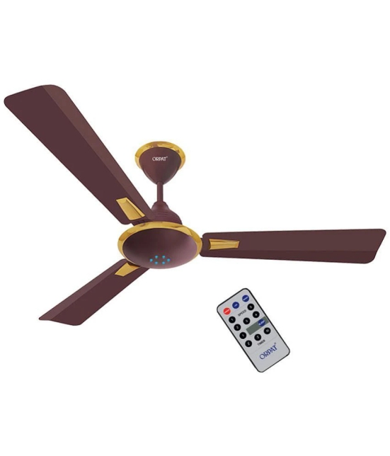 Orpat 1200 BLDC Moneysaver Max Ceiling Fan Brown - Brown