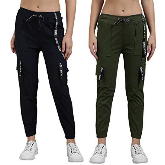 FUNDAY FASHION Women's Regular Fit Toko Cargos