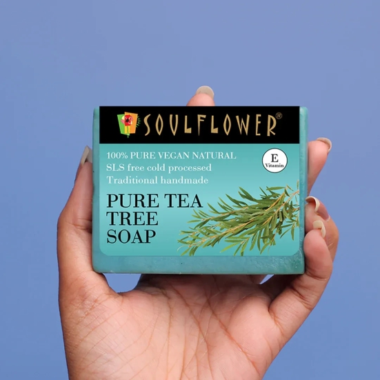 Pure Tea Tree Soap for Body Acne Control